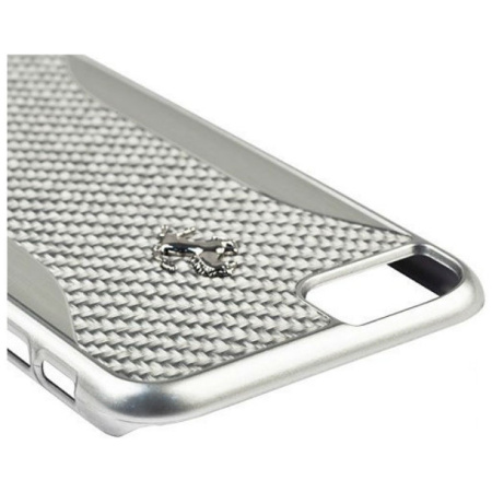 Чехол CG Mobile Ferrari GT Experience Hard Carbon-Aluminium для iPhone 7/8/SE 2020, цвет Серебристый (FERCHCP7SI)