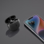 Беспроводные наушники Deppa Air Stone, BT 5.3, зарядный чехол 300 мАч, черный (44196)