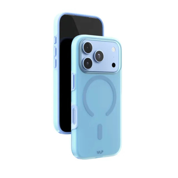 Чехол VLP Sorbet Case с MagSafe для iPhone 18 Pro Max, голубой