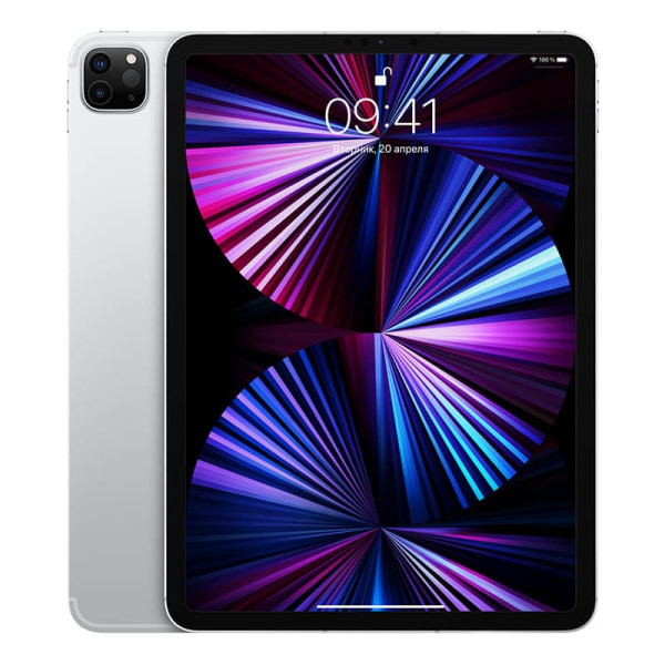 Apple iPad Pro 11" (2021) Wi-Fi + Cellular 256Gb Silver, серебристый