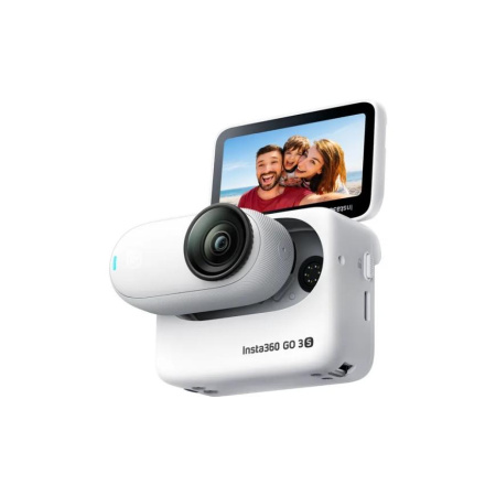 Экшн-камера Insta360 GO 3S 128 ГБ (Standard Bundle) White, белая