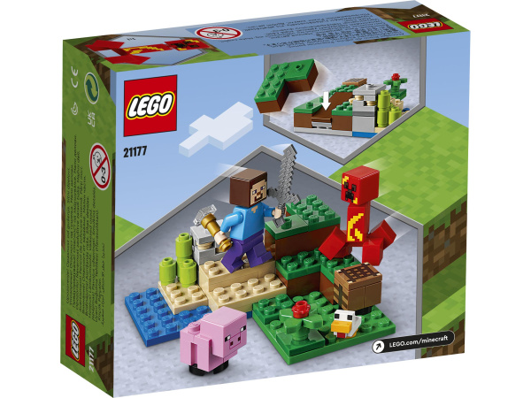 Конструктор LEGO Minecraft - Засада Крипера (21177)