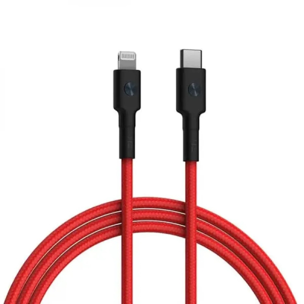 Кабель Xiaomi ZMI MFi [Type-C - Lightning] 100 см (AL873K), Красный