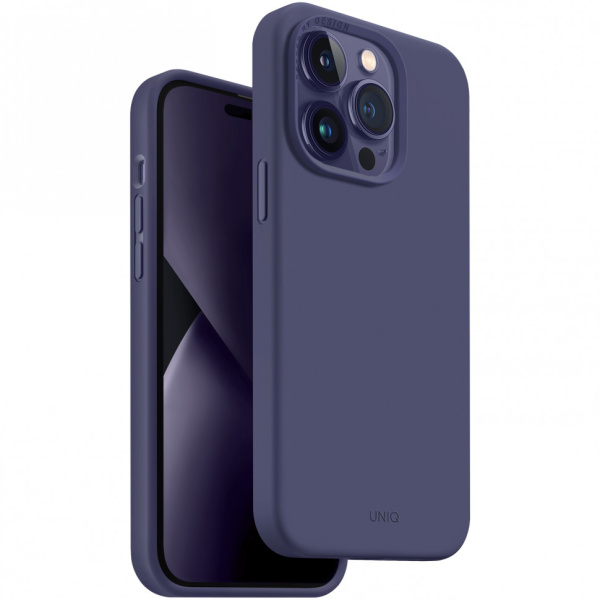 Чехол Uniq LINO для iPhone 14 Pro Max, цвет Фиолетовый (Purple) (IP6.7PM(2022)-LINOPUR)