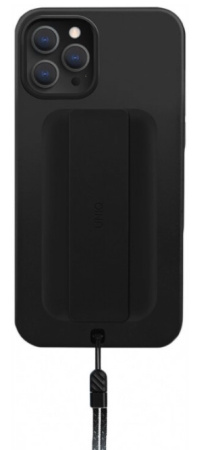 Чехол Uniq HELDRO + Band DE Anti-microbial для iPhone 12 Pro Max, цвет Черный (IP6.7HYB(2020)-HELBLK)