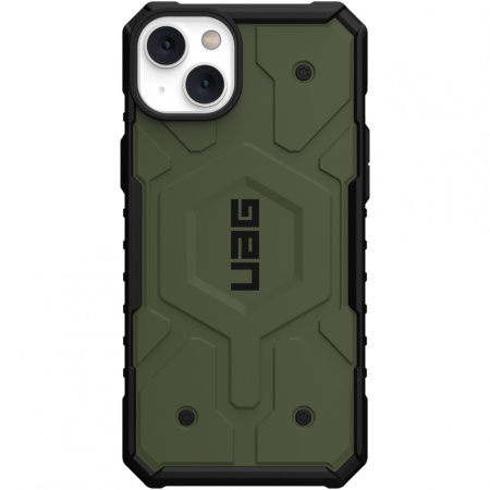 Чехол Urban Armor Gear (UAG) Pathfinder for MagSafe Series для iPhone 14 Plus, цвет Оливковый (Olive) (114053117272)