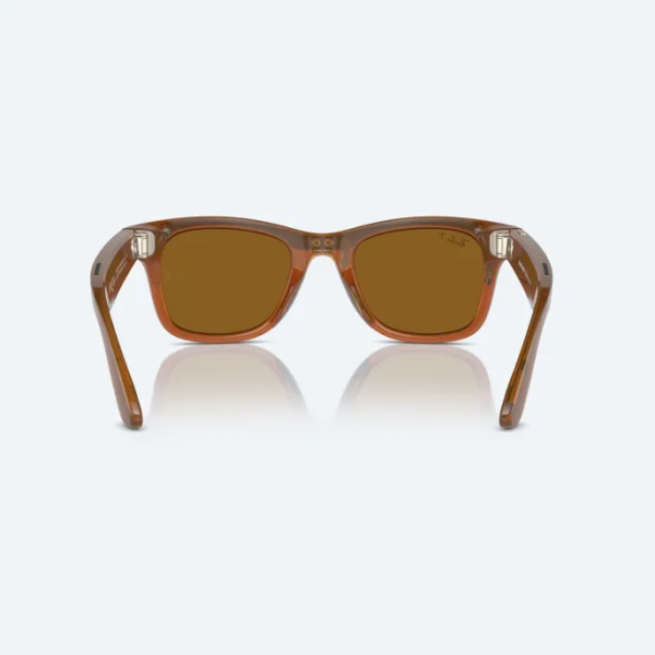 Умные очки Ray-Ban Gen1 Ray-Ban Smart Glasses Wayfarer Shiny Caramel/Polar Brown
