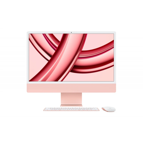 Apple iMac 24" Retina 4,5K, M3 (8C CPU, 10C GPU, 2023), 8 ГБ, 256 ГБ SSD, розовый