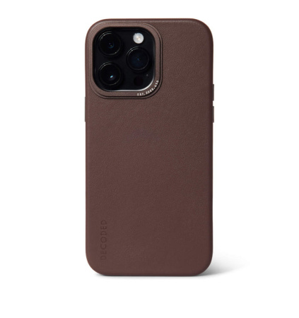 Защитный чехол Decoded Leather BackCover MagSafe для iPhone 14 Pro, brown
