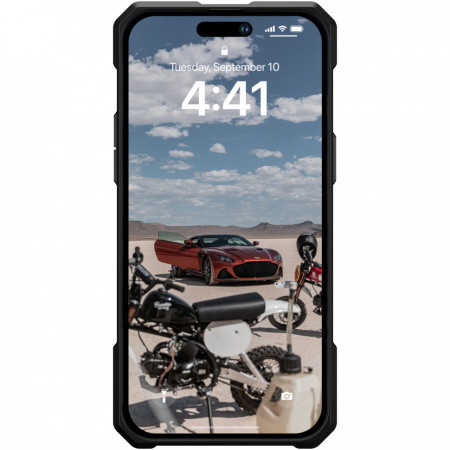 Чехол UAG Monarch Pro Kevlar с MagSafe Series для iPhone 14 Pro Max, цвет Черный (Kevlar Black) (114031113940)