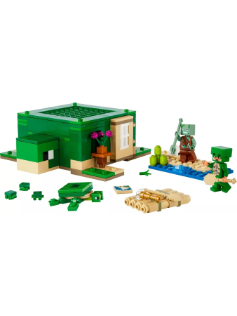 Конструктор LEGO Minecraft - Пляжный дом черепахи (21254)