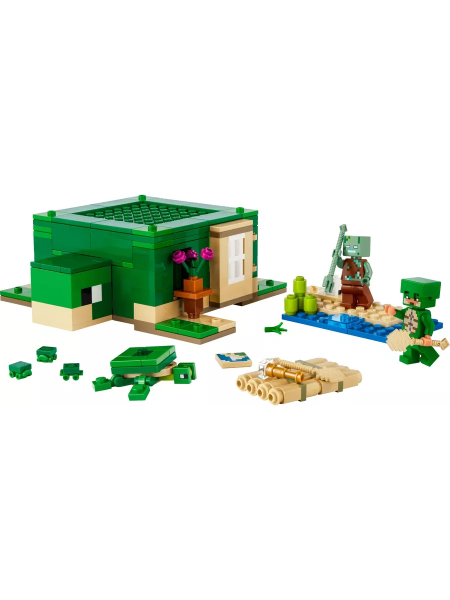 Конструктор LEGO Minecraft - Пляжный дом черепахи (21254)
