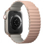 Ремешок Uniq Revix reversible Magnetic для Apple Watch 49/45/44/42 мм, цвет Розовый/Бежевый (Pink/Beige) (45MM-REVPNKBEG)