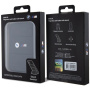 Магнитный картхолдер BMW Wallet MagSafe Cardslot Stand M-Collection PU with metal logo, цвет Черный (BMWCSMMPGK)