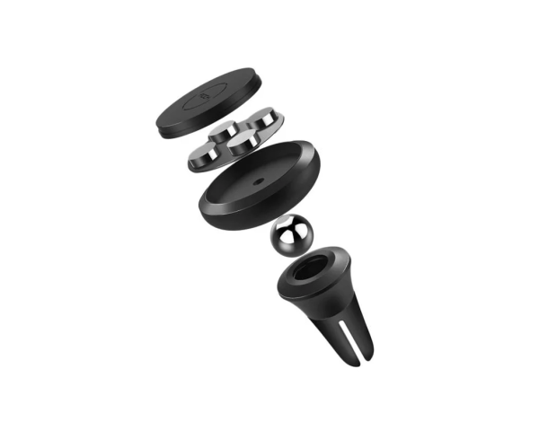 Магнитный автомобильный держатель Rock Universal Air Vent Magnetic Car Mount (D) Black