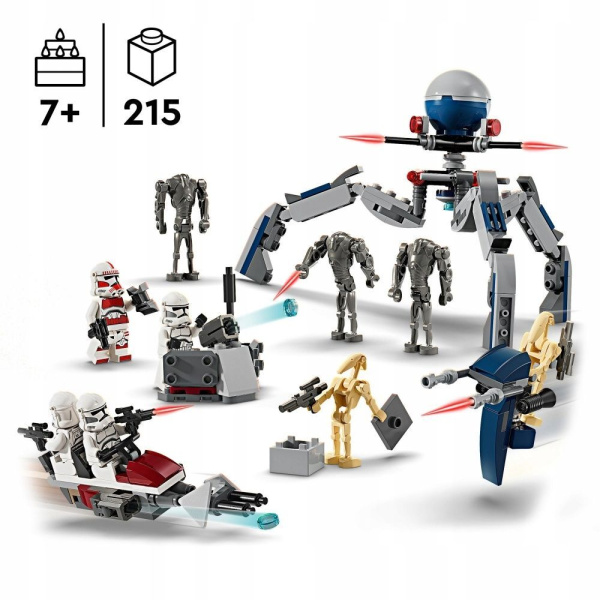 Конструктор LEGO Star Wars - Солдат-клон и боевой дроид (75372)