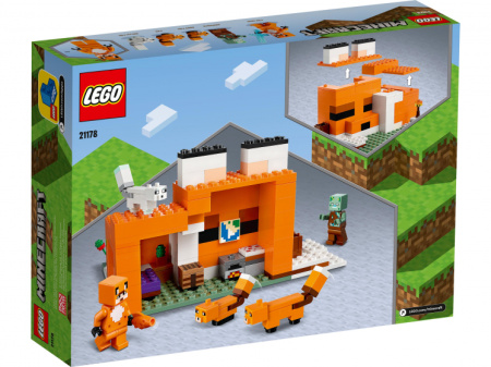 Конструктор LEGO Minecraft - Лисья хижина (21178)