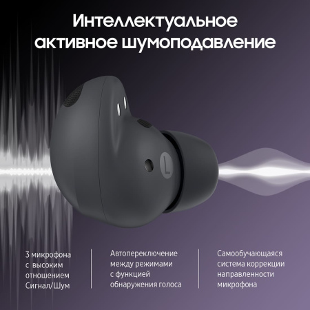 Беспроводные наушники Samsung Galaxy Buds2 Pro Graphite, графитовый