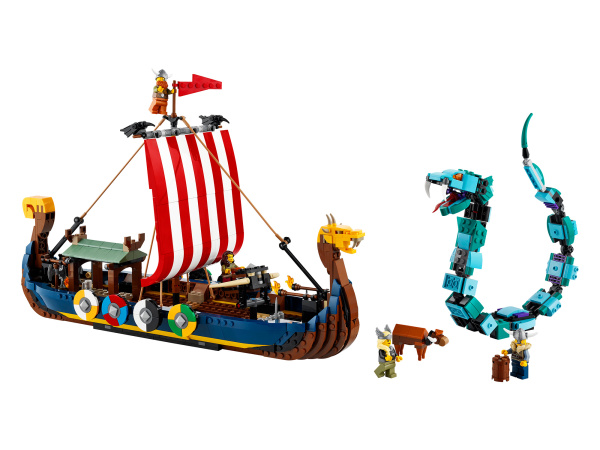 Конструктор LEGO Creator - Корабль викингов и Мидгардский змей (31132)