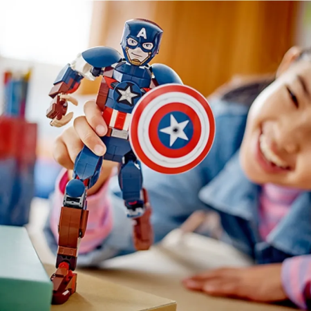 Конструктор LEGO Marvel Super Heroes - Сборная фигурка Капитана Америки (76258)