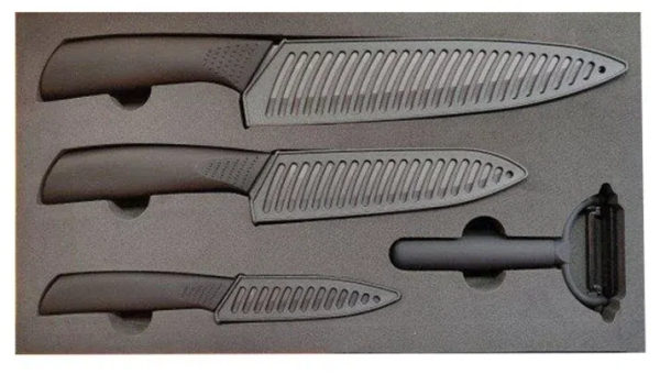 Набор кухонных ножей Xiaomi Huo Hou Heat Knife Set 4 предмета (HU0010)