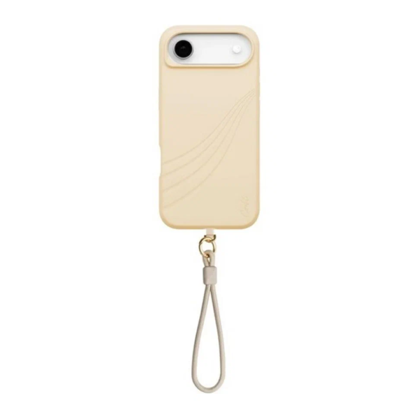 Чехол Uniq COEHL Strap series Serina Milk Sand (MagSafe) для iPhone Air
