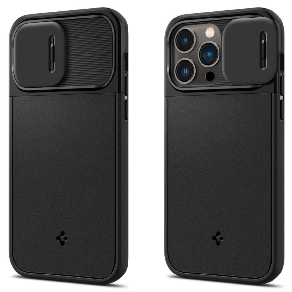 Чехол Spigen для iPhone 14 Pro Max - Optik Armor (MagFit), Черный