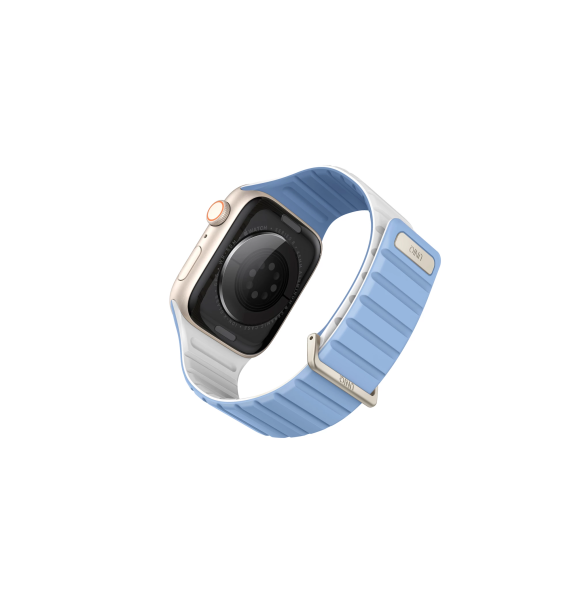 Ремешок Uniq Revix EVO reversible Magnetic Powder для Apple Watch 41/40/38 mm, Blue/White