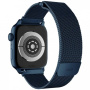 Ремешок Uniq Dante Strap Mesh Steel для Apple Watch 41/40/38 мм, цвет Синий (41MM-DANCBLU)