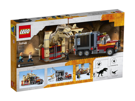 Конструктор LEGO Jurassic World™ - Побег атроцираптора и тираннозавра (76948)