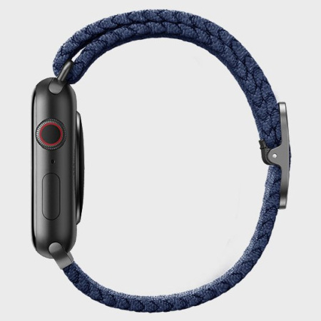 Ремешок Uniq Aspen Strap Braided для Apple Watch 42/44/45/49 мм, цвет Синий (44MM-ASPOBLU)