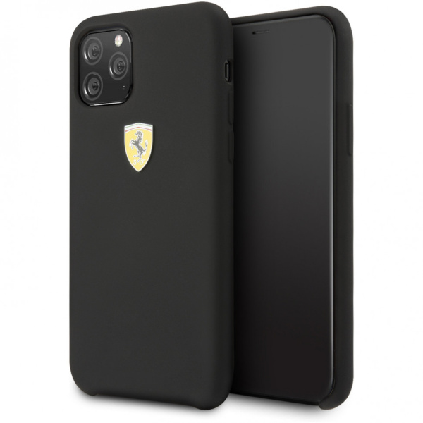 Чехол CG Mobile Ferrari On-Track SF Silicone Case Hard TPU для iPhone 11 Pro, цвет Черный (FESSIHCN58BK)