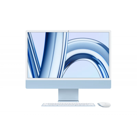 Apple iMac 24" Retina 4,5K, M3 (8C CPU, 10C GPU, 2023), 8 ГБ, 512 ГБ SSD, синий