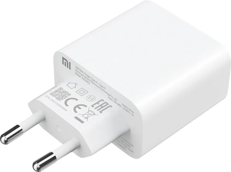 Зарядное устройство Xiaomi Mi 33W Wall Charger ( USB + Type-C) (BHR4996GL), White