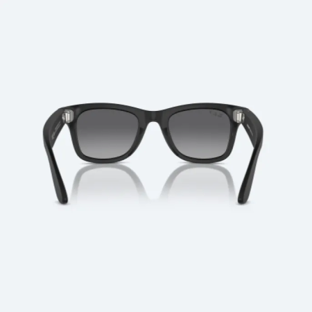 Умные очки Ray-Ban Smart Glasses Wayfarer Matte Black/Polar Gradient Graphite, RW4006, размер М, Монохромные, без автозатемнения, поляризационные