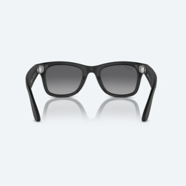 Умные очки Ray-Ban Smart Glasses Wayfarer Matte Black/Polar Gradient Graphite, RW4006, размер М, Монохромные, без автозатемнения, поляризационные