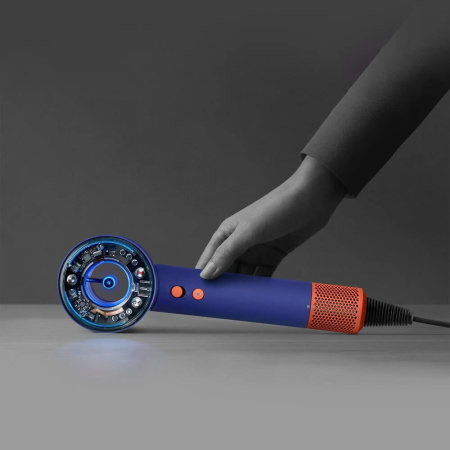 Фен Dyson Supersonic Nural HD16 Vinca Blue/Topaz, синий, RU вилка