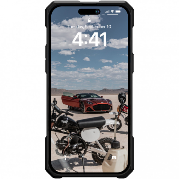 Чехол UAG Monarch Pro Kevlar с MagSafe Series для iPhone 14 Pro Max, цвет Черный (Kevlar Black) (114031113940)