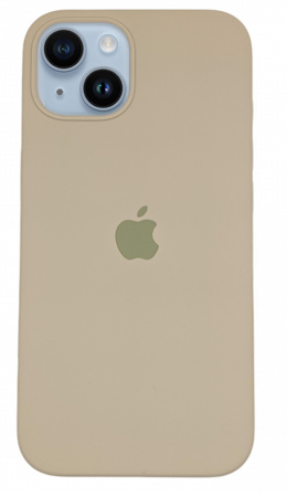 Чехол Silicone Case для iPhone 14 Pale Brown, цвет Бледно-коричневый