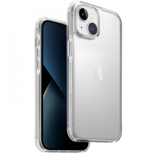 Чехол Uniq Combat для iPhone 14 Plus, цвет Прозрачный (Clear)