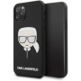 Чехол CG Mobile Karl Lagerfeld PU Leather Iconic Karl Hard Glitter для iPhone 11 Pro, цвет Черный (KLHCN58GLBK)