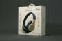Беспроводные наушники Guess Bluetooth Headphones Sound PU 4G Script Metal Logo Blue, голубой