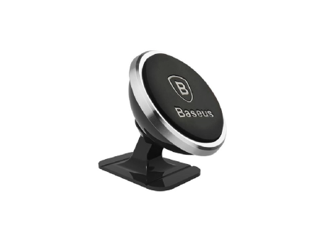 Магнитный автомобильный держатель Baseus 360 Rotation Magnetic Mount holder silver