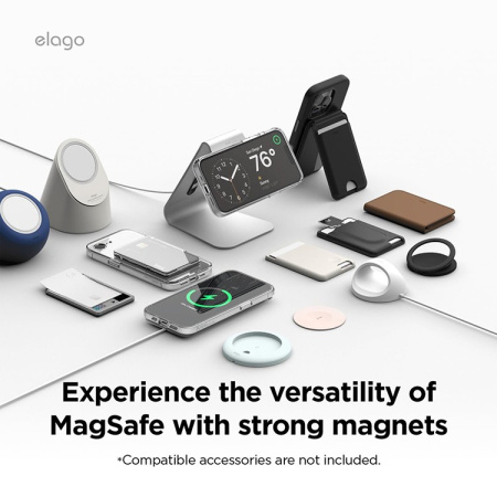 Чехол Elago HYBRID (pc/tpu) Clear (MagSafe) для iPhone 16e