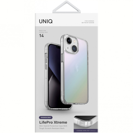 Чехол Uniq Lifepro Xtreme для iPhone 14, цвет Радужный (Iridescent) (IP6.1(2022)-LPRXIRD)