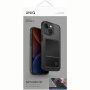 Чехол Uniq для iPhone 15 Air Fender ID (cardslot) Grey
