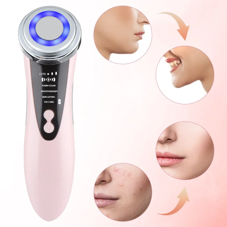 Многофункциональный аппарат для лица Facial Skin Care Massager W-618 Белый