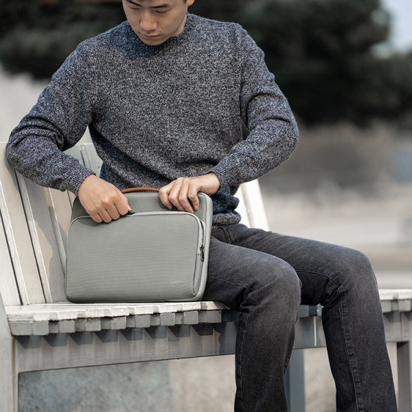 Чехол-сумка Tomtoc Defender Laptop Handbag A14 для Macbook Pro/Air 13-14", серый