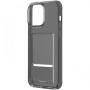 Чехол Uniq для iPhone 15 Air Fender ID (cardslot) Grey