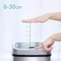 Умное мусорное ведро Xiaomi Ninestars Stainless steel Sensor Trash Can 12L (DZT-12-5), Silver